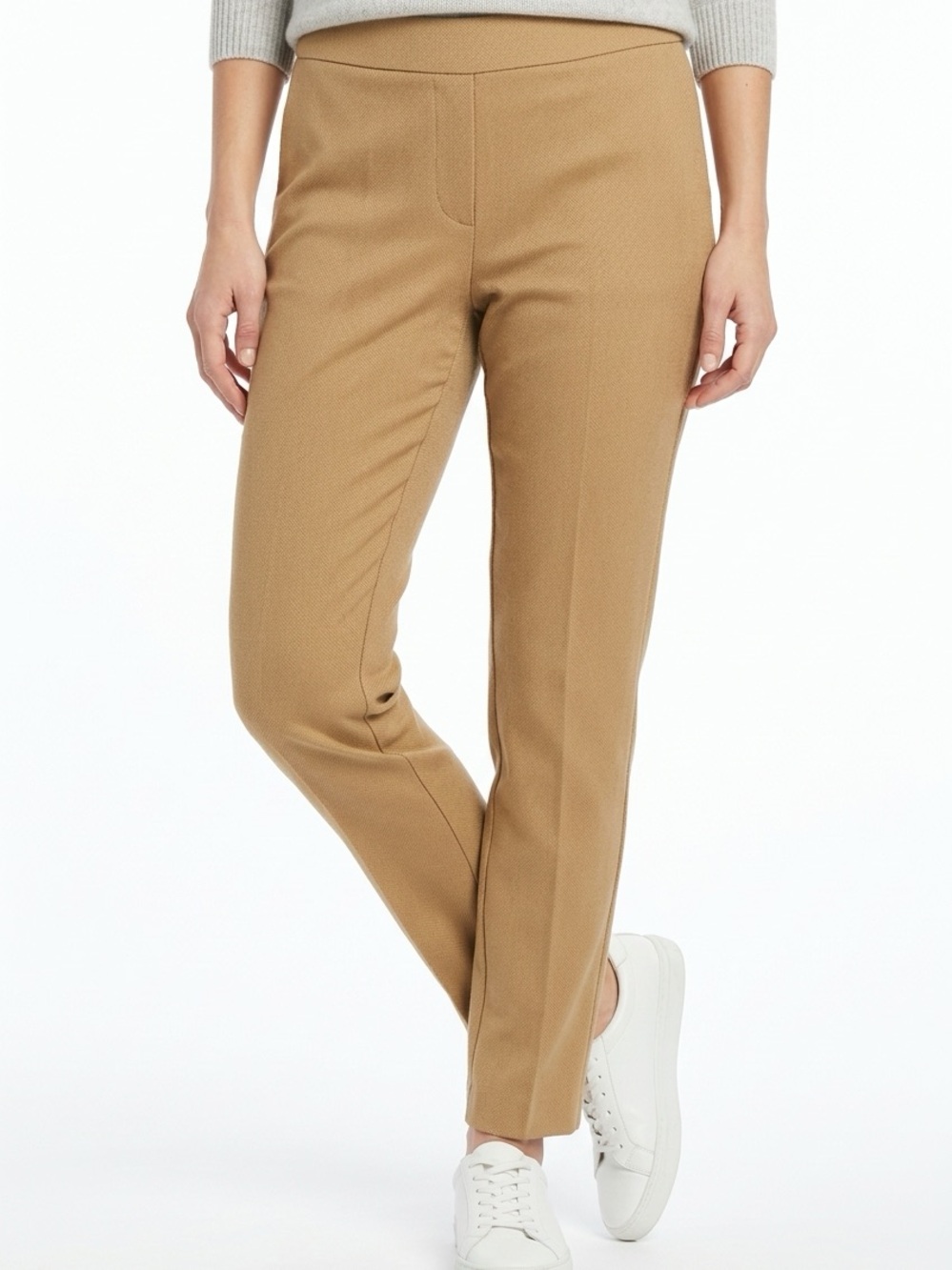 TALBOTS | NEW Camel Color Chatham Ponte Ankle Pants Women’s Size 10 Petite